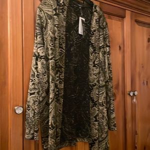 Vikki Vi Open Front Jacket 2X